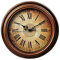 Topkey 12 Wanduhr Ohne Tickgeräusche Vintage Wanduhren Für Wohnzimmer, Küche, Schlafzimmer, Home - Braun