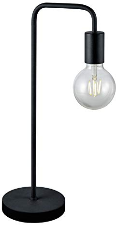 Trio Leuchten Tischleuchte Diallo 508000132, Metall Schwarz matt, exkl. 1x E27