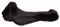 BR Sattelunterlage Lammfell Inlays (Warmblut, Schwarz/Schwarz)