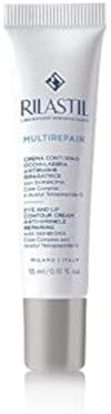 Rilastil Multirepair Crema Contorno Occhi Labbra Antirughe e Antiossidante, Riparatrice, Antiborse e Antiocchiaie, Confezione da 15 ml