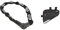 ABUS Kettenschloss Citychain 1010/85 – Fahrradschloss aus gehärtetem Stahl – Sicherheitslevel 12 – 85 cm – 33559 – Schwarz & Fahrradtasche ST 2250, Black, 23.5 x 19.5 x 5 cm