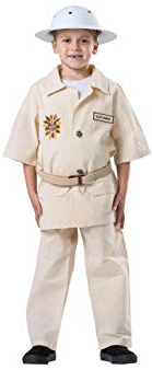 Dress Up America Safari Forscherin Kostüm für Kinder - Dschungelforscher Anziehset - Tierpfleger Kostüm für Jungen und Mädchen