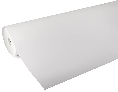 Fresco - Glasvlies Vorgestrichen - 50m - Weiss | Tapeten Wohnzimmer, Wandverkleidung Weiß 5000 x 100