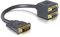 Bolwins R12CS Cavo splitter DVI – 1 adattatore DVI-D maschio a 2 prese, supporto doppio monitor per porta, ideale per la configurazione a due monitor