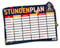itenga Stundenplan DIN A4 magnetisch Motiv Weltraum 31x22,5cm abwischbar z.B für den Kühlschrank