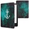 kwmobile Klapphülle kompatibel mit Amazon Kindle Paperwhite 11. Generation 2021 Hülle - Flipcase für Kindle Paperwhite Hülle mit Magnetverschluss - Anker Landkarte
