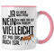 Trendation - Lustige Reiter Sprüche Geschenk Tasse Reiterin Pferde Mädchen Geschenkidee Pferde Grafik Ja Ich Rieche Nach Pferd (Rosa)