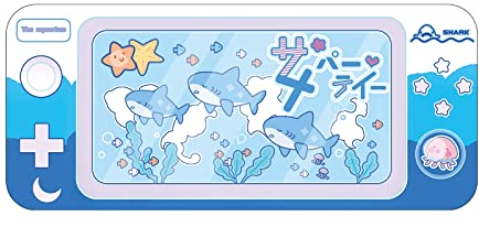 GeekShare Cute Shark Party Mouse Pad - Large Non-Slip Rubber Base Desk Mat for Keyboard and Mouse, Perfect for Gaming, Writing, or Home Office Work