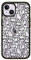 CASETiFY Impact iPhone 14 Case [4X Military Grade Drop Tested / 8.2ft Drop Protection/Compatible with Magsafe] - Funny doodle kitty cats pattern - Clear Black