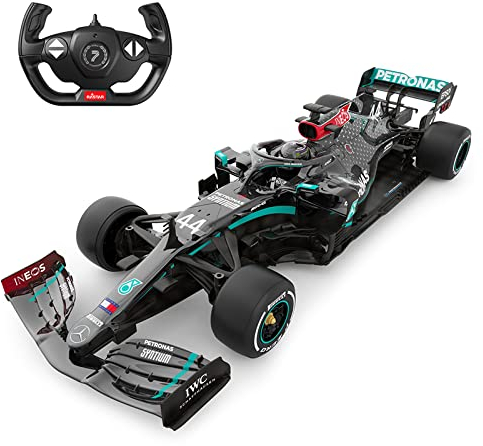 Mercedes F1 RC Auto AMG F1 W11 EQ (Skala 1:12) 2,4GHz Ferngesteuertes Auto - Offiziell lizenziert - Lewis Hamilton & George Russell. Ideal für Kinder, Jungen und Erwachsene.