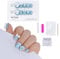 Roffatide Anime Cinnamoroll Cute Press on Nails Short - Square Shape Fake Nails Made by Soft Gel Lightweight & Comfortable Reusable Glue on Nails Short 4 Sizes Kawaii Gel Nail Kit with Glue Girls Gift