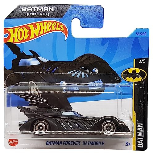 Hot Wheels - Batmobile - Batman Forever 2/5 - HKG38 - Short Card - DC - Black - Mattel 2023