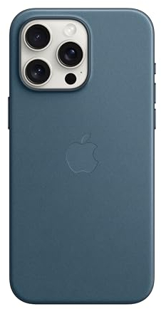 Apple iPhone 15 Pro Max Feingewebe Case mit MagSafe – Pazifikblau 