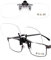 LUFF Clip On Lesebrille und Flip Up -Blue Light Blocking Lupenbrille, Lupen Linsen Leser für Männer und Frauen(1.0X)