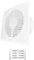 H&C VENT White 4 inch 150mm Extractor Fan with Timer│Inline Exhaust Fan │For Kitchen Bathroom Shower Toilet Wall Ceiling Window Kit │ Silent Humidity centrifugal fume fan │ Air Ventilation Duct fan