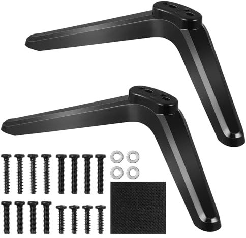 2piezas Soporte Tv Patas Estables Para Televisores De Fácil Instalación Y Base Antideslizante Compatible Con Lcd Y Led