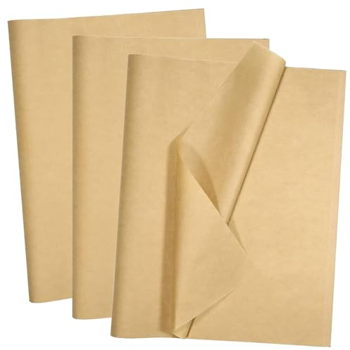 100 Blatt Seidenpapier Verpackungsmaterial, 50x35cm Kraft Seidenpapier, Packpapier, Packseide, Transparentpapier Seidenpapier Verpackungsmaterial für DIY-Geschenkdekoration, Hochzeit Handwerk Dekor