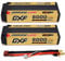DXF 2S Lipo Battery - 8000mAh 7.4V 130C Lipo Battery for RC Cars & Trucks - Hardcase 5.0mm Deans T Plug - For RC Hobby - lipo battery Efra Certified - 2 Pack Ideal for 1/10 & 1/8 Scale RC Cars