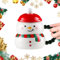 Weihnachtstasse, Weihnachts Keramikbecher, 400ml weihnachtsbecher Keramik Kaffeetassen, Weihnachtsbecher Tasse für Kaffee, Bestes Geschenk für Eltern,Freunde,und Weihnachten (Schneemann)