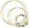 DUTIFUL 12 Stück Metallringe zum Basteln Metallring 10cm/15cm/20cm Traumfänger Ringe Deko Ringe zum Aufhängen Ringe zum Basteln Metall Metallringe für DIY Hochzeitskranz Wandbehang Floristik
