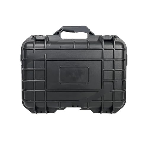 Fotokoffer Mit Schaum Werkzeugkasten aus Kunststoff, wasserdicht, Hartschalenkoffer, stoßfest, Werkzeugkasten, Organizer-Box for Mechaniker, großer Koffer, Werkzeug-Aufbewahrungsbox(360x270x190mm)