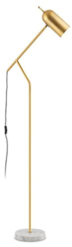 OJXIER Lampadaire E27 Lampes sur Pied Vintage Lampe de Chevet en Fer forgé avec Base en marbre Massif Lampe de Sol Éclairage pour la Maison