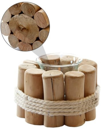 Levemolo Holz Kerzenhalter Für Stabkerzen Zum Stecken Kerzenständer Für Innen Und Außenbereich Stilvolle Haushaltsdekoration Als Holzornament