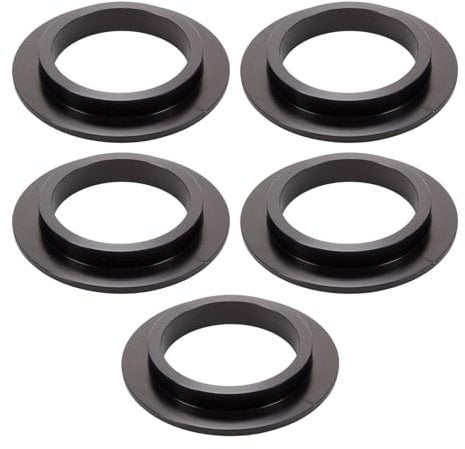 5 Pcs Sink Plug Rubber Seal,for Franke O-Rings Washers Spacer Gasket Pop Up Basin Sink Waste Fitting,for Basket Strainer 78 79 80 82 83mm Kitchen Drain Sealing Universal Replacement Accessories(Black)