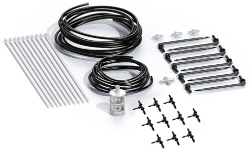 RAINPOINT Kit de accesorios extendidos para bomba de riego por goteo para 10 plantas adicionales
