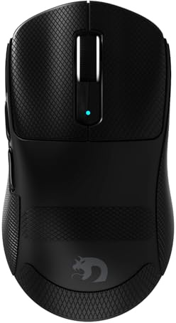 MAMBASNAKE M3 39g Superlight Mouse, PixArt PAW3395PRO Gaming Sensor, BT/2.4G Wireless/Wired Gaming Mouse, 6 Adjustable DPI up to 40000, 200 Hrs Battery, Office Mice for Win11/Xbox/PS/Mac (Black)