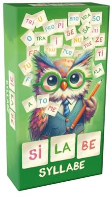 TOPI GAMES | Gesellschaftsspiele Silbe | Kartenspiel | Erstellen Sie Ihre Worte schnell aus Ihren Karten in der Hand | mit Familie oder Freunden | französische Marke | Geschenkidee für Kinder 7 Jahre