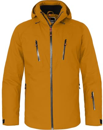Bergson RESO 2 | Herren Skijacke - Normal-/Kurz-/Langgrößen, wasserdicht (20.000 mm) & verschweißte Nähte, Winddicht & atmungsaktiv (20.000 g/m²), Unterarm-Ventilation, warm wattiert (120g/80g), elas