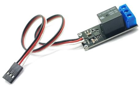GIWFBQTR RC-Relais-Schalter für Aeromodellautos Breitspannung 5-12V, PWM-Steuerung Universal Aerial Light Controller High Voltage
