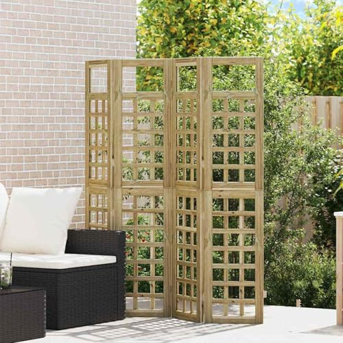 Gecheer Sichtschutz Honigbraun 160 x 180 cm Massivholz Kiefer, Deko-Schild Garten-Paneel Gartenstecker für Beete Vorgarten Hofeinfahrt Landhaus3385875