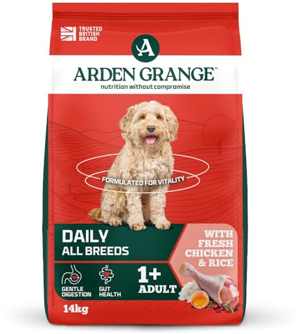 Arden Grange Adult Dog Food Chicken & Rice 14 kg Extra Fill