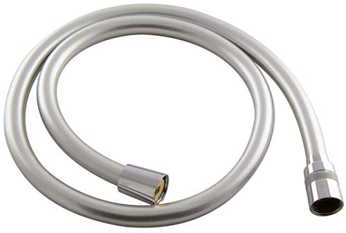 PaulGurkes Brauseschlauch Drehkonus 100cm Duschschlauch silber Kunststoff 1m chromeline silver