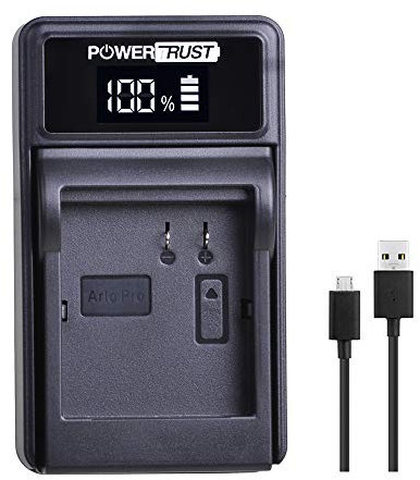 PowerTrust LED USB Charger for Arlo Pro Arlo Pro 2 Arlo Security Light and Arlo Go Rechargeable Battery VMA4410