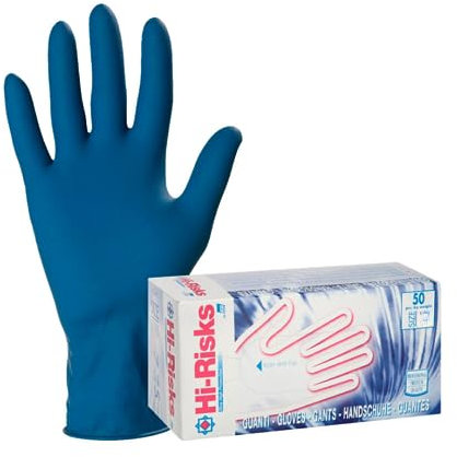 Fercolor Guanti Blu in Lattice Spessorati 0.30 MM HI-RISKS (conf. 50 pz) (2, S)