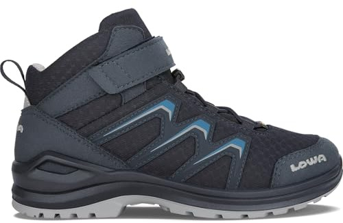 LOWA Stiefel mittel MADDOX GTX MID JUNIOR stahlblau/hellgrau 24