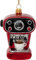 SIKORA Espresso Maschine besondere Weihnachtskugel Glas Christbaumschmuck Deko Figur Weihnachten Anhänger Ornament - Meisterstücke - BS744