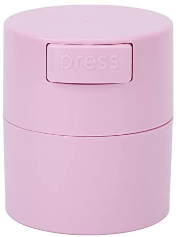 Eyelash Glue Storage Box for Makeup, Negative Pressure Large Capacity Lash Extension Adhesive Container Jar(Pink)