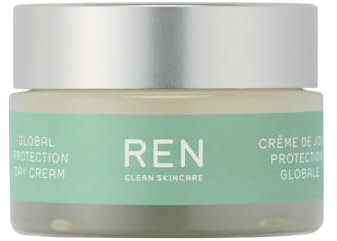 REN Evercalm Global Protection Day Cream – Soothes, Hydrates & Protects Sensitive Skin, Reduces Redness, Strengthens Barrier, 15ml