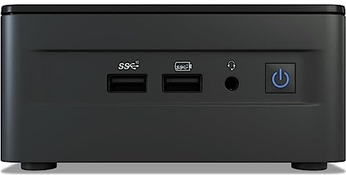 Intel 2023 NUC 13 Pro Kit NUC13ANHi5 Tall Mini PC Business Desktop Computer, 13th Gen 12-Core i5-1340P, 16GB DDR4 RAM, 512GB PCIe SSD, WiFi6, Bluetooth 5.3, Windows 11 Pro, BROAG Mouse Pad, Black