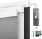 DENFOON Motorized Blinds With Remote Control, Custom Blackout Smart [With Cover], Electric With Complimentary Solar Panel, Cordless Automatic Roller Shades for Windows (Grey, 24W x 72H)