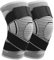 Ruilala Kniebandage für Männer Damen 2 Stück Sport Kniestütze Einstellbar Kompression Kniebandage für ACL, Meniskusriss, Laufen, Gewichtheben, Volleyball,Basketball (Grau, S)