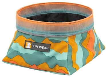 RUFFWEAR Quencher Gamelle Pliable pour Chien - Gamelle à Eau et Nourriture pour Chien - Gamelle de Voyage antidérapante - Légère et Pliable - Gamelle pour Animaux de Compagnie - Spring Mountains