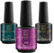 SHAYENNE UV Nagellack Set - MADE in GERMANY 3 Stück - 44 Magical Green Grün 15 ml - 48 Street Purple 15ml - 63 Black Diamond Schwarz 15ml Gel Farblack Gellack Nagel Lack Nail Polish Nagelgel