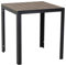 Gardissimo Aluminium Gartentisch Alma 70x70 anthrazit mit Nonwood Tischplatte, absolut wetterfest