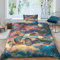 WXMMoney Bettbezug-Set „Zurück in die Zukunft“, Bettwäsche-Set, Tagesdecke, Mikrofaser-Bettbezug-Set, Doppelbett, Trösterbezug für Paare, Einzelbett (135 x 200 cm)