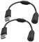 Confezione da 2 cavi USB breakaway compatibili con Xbox One 360 Series X, cavo di ricambio infrangibile, staccabile anti-viaggio a sgancio rapido, adattatore USB per controller cablato (nero)